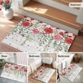 thumbnail image 5 of Pink Spring Floral Entryway Rug 2'x3'&nbsp; Non Slip Front Door Mats, Weeping Romantic Flowers Wooden Entrance Rugs Indoor Outdoor Carpet, Washable Floor Mats Small Area Rug for Bedroom Kitchen, 5 of 8