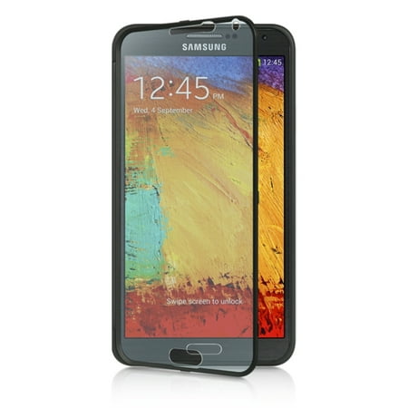 Samsung Cover Case Note 3 Samsung Galaxy Note 3 Case, by Insten Wrap Up Rubber TPU Case Cover With Screen Protector For Samsung Galaxy Note 3 ()