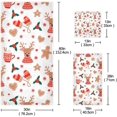 thumbnail image 3 of Coolnut Cute Christmas Decoration Towel Set of 3 with Bath Towel, Hand Towel and Wash Cloth, Soft, Comfortable Winter Towels for Bathroom Kitchen Home Travel Hotel Gym Washcloth Gift, 3 of 7
