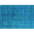thumbnail image 1 of Ahgly Company Indoor Rectangle Persian Light Blue Bohemian Area Rugs, 8' x 10', 1 of 4