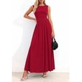thumbnail image 3 of PRETTYGARDEN Summer Maxi Dresses for Women Sleeveless A Line Flowy Long Casual Sundress Wedding Guest Fashion Clothing, 3 of 10