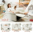 thumbnail image 3 of LiviNest Power Swivel Rocker Recliner Chair: 270° Swivel & 30° Rocking Glider with Dual USB Ports - Compact Fabric Recliner for Small Spaces Gaming Setup & Home Theater Living Room, 3 of 6