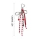 thumbnail image 3 of Accesorios para bolsos Miu con lazo rojo, llavero para coche, llavero de fibra de poliéster, 3 of 6