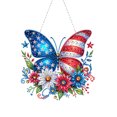 thumbnail image 1 of Arte Diamante Cgtredaw con diamantes imitación 5D DIY Mariposa Doble Cara para Ventanas jardín, 1 of 9
