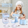 thumbnail image 2 of Juego de juguetes Pretend Play para electrodomésticos de cocina Ehome con cafetera, batidora y tostadora para niños mayores de 3 años, 2 of 7