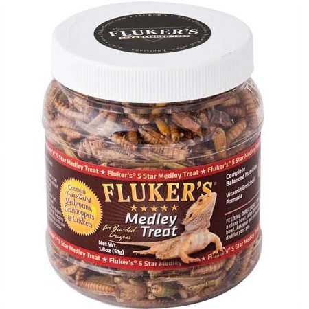 UPC: 0091197720215 | Fluker s Bearded Dragon Medley Treat  1.8 Oz
