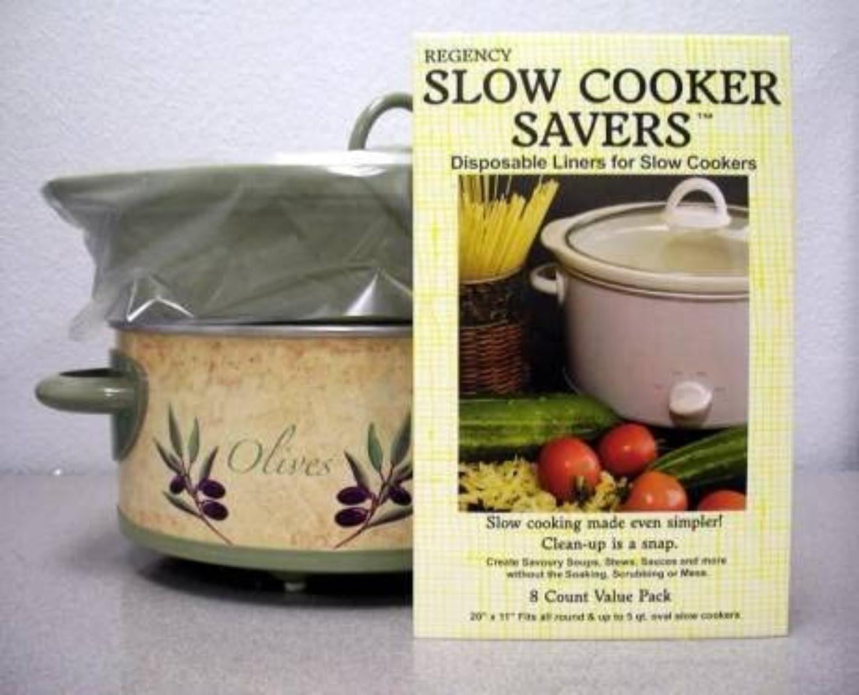 2... Triple Pack Disposable Liners for Slow Cookers Regency Slow Cooker Savers 