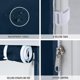thumbnail image 3 of Lona lateral COOSHADE para toldo tipo canopy 10x10 azul marino, 3 of 6