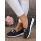 thumbnail image 3 of Summer Hollow Out New Style Pu Leather Peas Shoes For Middle Aged & Elderly Women, Soft Bottom Wedge Heels Loafers, 3 of 4