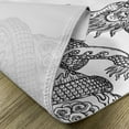 thumbnail image 5 of Ambesonne Dragon Place Mats Set of 4, Chinese Creature, Standard Size, Black White, 5 of 6