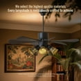 thumbnail image 6 of 4 Count Bell Ceiling Fan Light Cover,AEELLEEA Black/Gold Ceiling Fan Light Shade Chandelier Metal Bell Shaped Cover for Chandelier Wall Sconces with 1-5/8" Fitter, 4.72" Height 4-3/4" Diameter, 6 of 10
