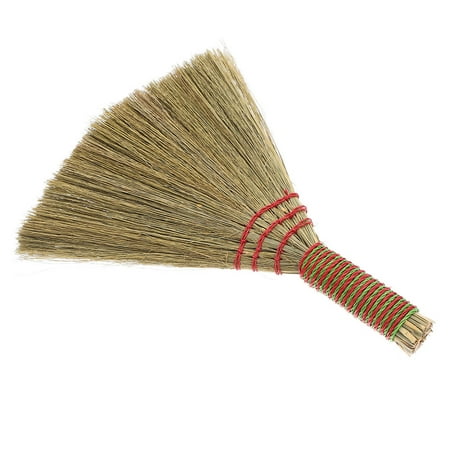 Minkissy Portable Whisk Broom for Car, Office, and Home Use - Multi-Purpose Miscanthus Cleaning Brush, 1 Piece