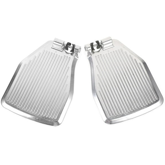 MLINS Universal Wheelchair Footplates Wheelchairs for Adults Pads Elder Silver