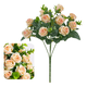 thumbnail image 2 of 5 Ramos Flores Rose Artificiales Rama Decorativa 50 Flores Xtellar beige, 2 of 3