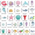 thumbnail image 2 of Parches termoadhesivos con forma de animales marinos Nicime, 28 unidades, Summer Ocean, 2 of 5