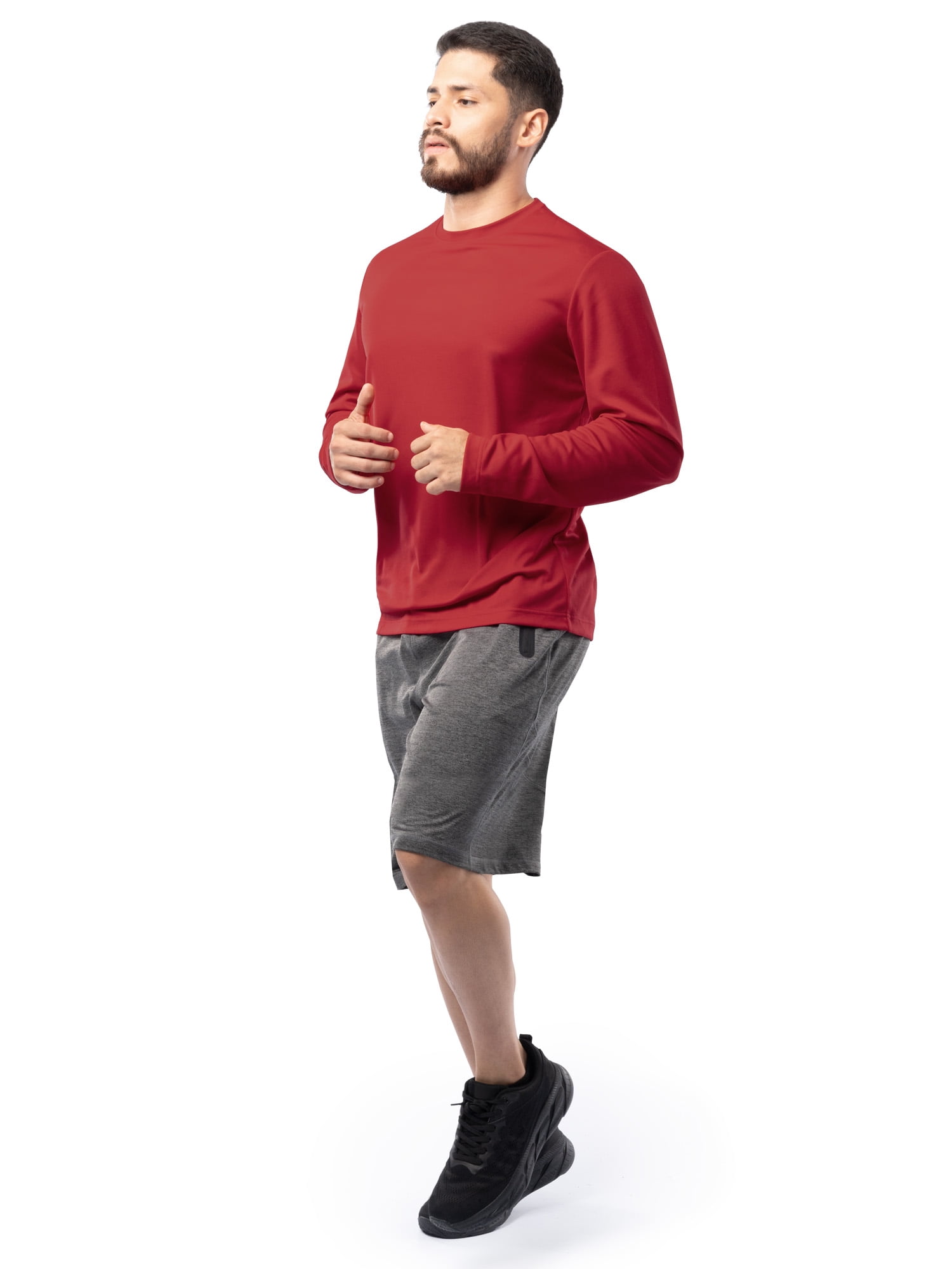 Athletic Works Men's Core Active Long Sleeve T-Shirt, Sizes S-5XL