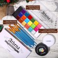 thumbnail image 2 of Kit de maquillaje UCANBE Athena para rostro y cuerpo con polvos y brochas, 2 of 7