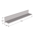 thumbnail image 4 of Meble Furniture MDF Floating Shelves, Set of 2, 7.80" x 49.00", Black, 4 of 4