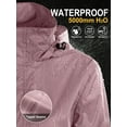 thumbnail image 5 of Off Road Ventures Woman Packable Rain jacket Hooded lightweight Windbreaker Waterproof Raincoat With Pocket, 5 of 7