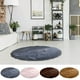 thumbnail image 1 of Alfombra Redonda | Tapete Antideslizante de Terciopelo Cristal para Dormitorio, Yoga y Pícnic | Manta Multifuncional para Silla, Playa y Decoración Del Hogar | 1 Pieza, 1 of 5