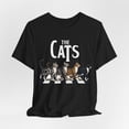 thumbnail image 3 of Funny Cats Beatles Crossing Parody T-shirt Abbey Road Parody Cat Shirt, 3 of 7