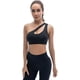 thumbnail image 3 of Sujetador deportivo de un hombro para mujer Sujetadores de entrenamiento, 3 of 5