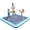 Square Blue&blue, variant on Non-Slip Splash Pad for Kids and Dog, Thicken Sprinkler Pool Summer Outdoor Water Toys - Fun Backyard Fountain Play Mat for Baby Girls Boys Children or Pet Dog (85 * 85 inch, Blue&Blue)