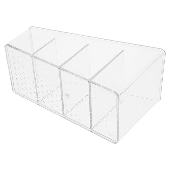 WHAMVOX  Coffee Station Organizer Tea Holder for Bags Bin Shopping Transparent