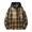 Yellow, variant on Mens Shirts Under $10 Men's Flannel Shirts Long Sleeve Button Up Shirt Classic Plaid Graphic Relaxed Fit Oversized Retro Shacket with Hood