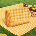 thumbnail image 3 of Waterproof Picnic Blanket 59x79In, Foldable Outdoor Mat with Carry Handle for Camping, Beach and Travel, 3 of 5