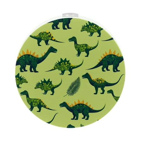 

LED Night Light Lamp with Smart Sensor Dusk to Dawn Sensor 2-Pack for Bedroom Bathroom Hallway White 0.5W Plug-in Green Animal Dinosaur Maple Leaf Cartoon