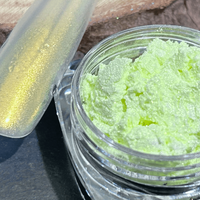suxuMhao Chrome Nail Powder, Decoration, 1 Piece 50g Green, Aurora Nail Powder, Iridescent Nail Powder, Holographic Nail Powder, Pearl Nail Powder, Shimmer Chrome,Easy to Apply