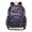Purple Swirl Pattern, variant on Clear Backpack 12L Large Capacity Transparent Waterproof Purple Swirl Pattern