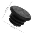 thumbnail image 2 of unbranded 20Ud Tapones Para Final De Barra De Manillar En Negro Hechos Para Uso Duradero Y Compatibles Con Bicicletas, 2 of 6