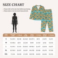 thumbnail image 4 of Honeii Hot Dog 5 Print Women's Pajama Sets Long Sleeve Button Down Sleepwear Nightwear Soft Pjs Lounge Sets 2PCS-Small, 4 of 7