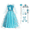 Dress Accessories(Braid), variant on Wanke Princess Dress Queen Costume Halloween Cosplay Dress up for Toddler Girls with Accessories