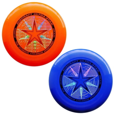 Discraft Ultra Star Sport Disc 2-Pack - 175 Gram Official Ultimate Frisbee Discs