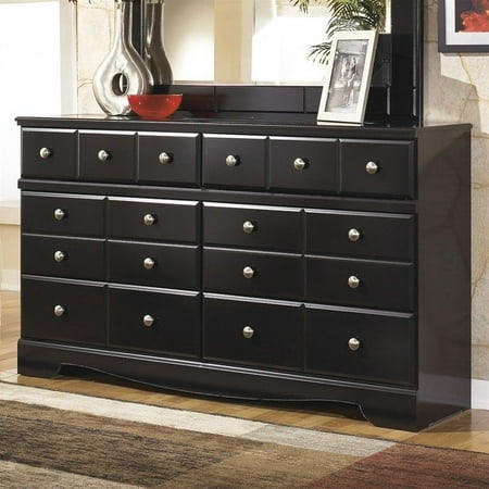 UPC 024052060959 product image for Signature Design by Ashley Shay 6-Drawer Dresser in Almost Black | upcitemdb.com