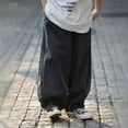 thumbnail image 6 of QHFBli Mens Loose Fit Baggy Jeans Casual Streetwear Wide Leg Hop Oversized Denim Pants, 6 of 6