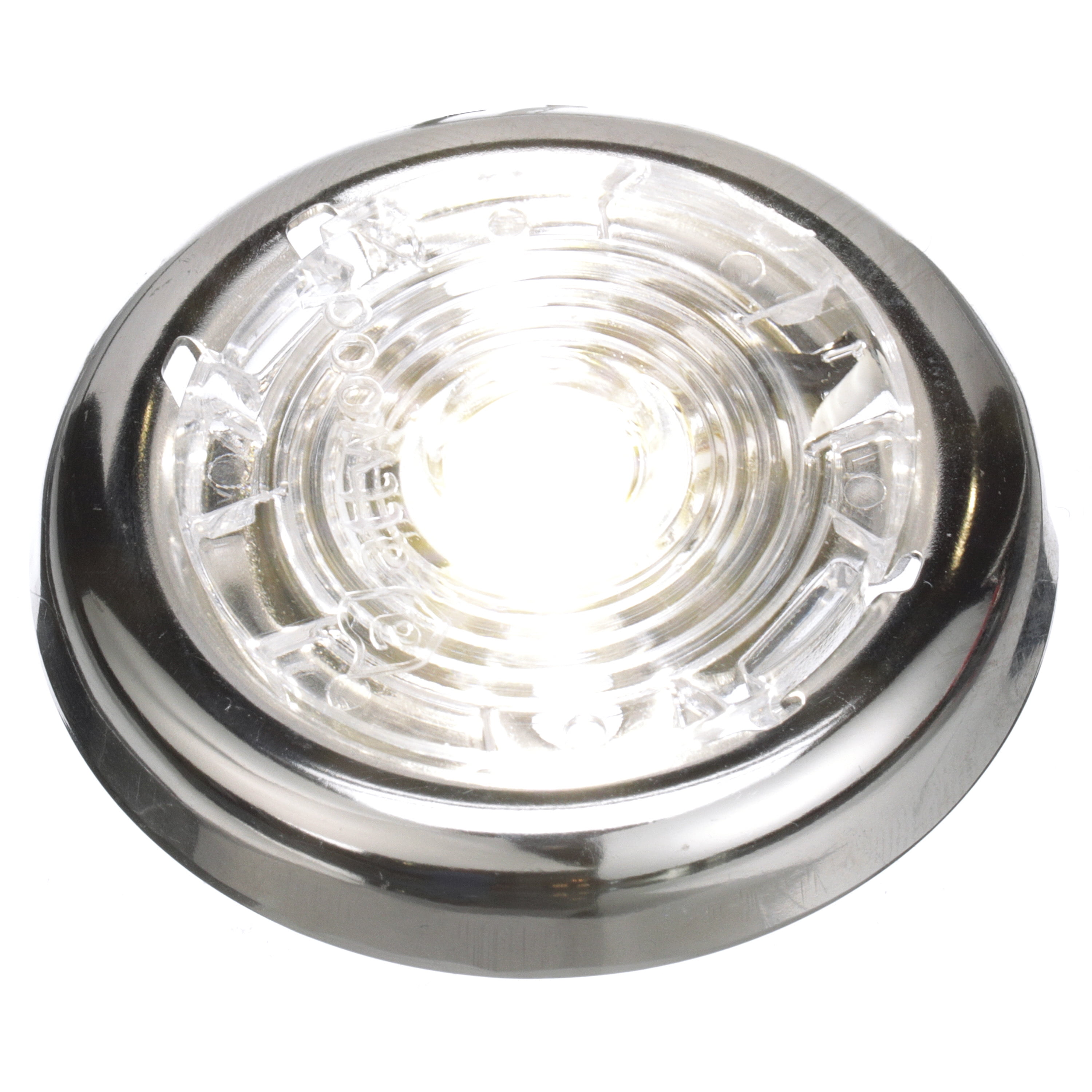Attwood 1.5" Round LED Stainless Steel Courtesy Light, White