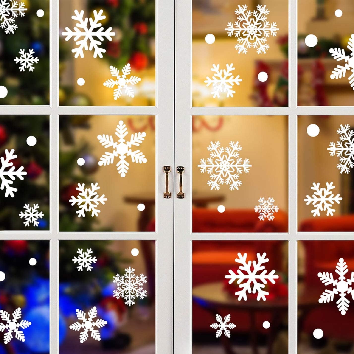 Stickers Half Price balances discounts Winter showcases Christmas shops 