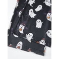 thumbnail image 6 of Family Matching Halloween Pajamas Long Sleeve Tops and Ghost Print Pants, 6 of 8
