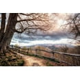 thumbnail image 2 of Amos, Andy 32x23 Gold Ornate Wood Framed with Double Matting Museum Art Print Titled - Mountain Walks, 2 of 4