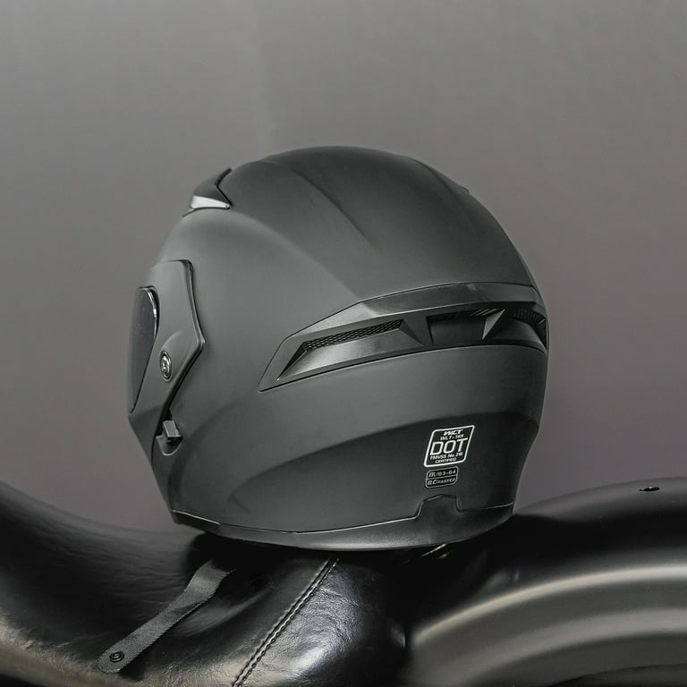 慶　　muta 8 (2XL) Helmet Adult Full Face Dual Visor Flip Up Motorcycle Helmet