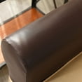 thumbnail image 6 of PU Leather Armrest Covers, Stretch Couch Arm Cover Water Resistant Sofa Arm Protector Furniture Protector for Living Room-Taupe-2 pcs, 6 of 7