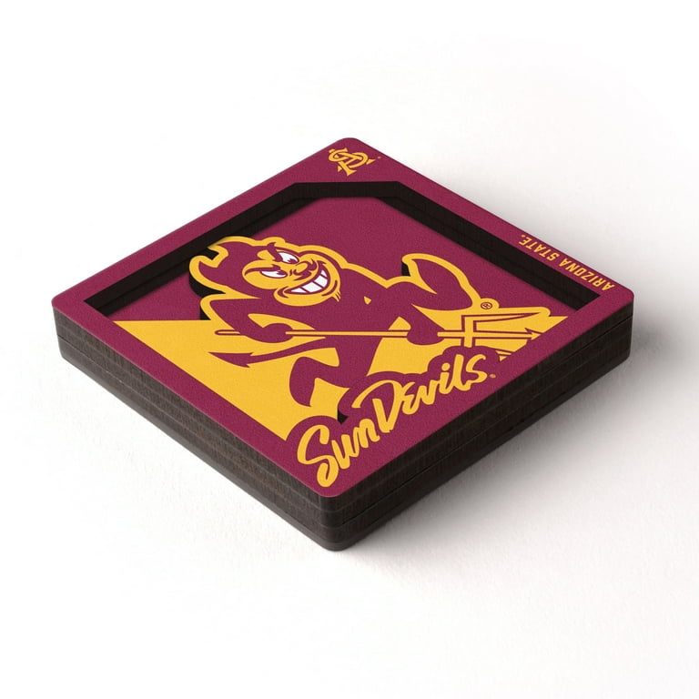 YouTheFan NCAA Arizona State Sun Devils 3D Logo Series Magnet
