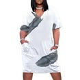 thumbnail image 2 of Vestido largo de verano para mujer, ligero como una pluma, con bolsillos sueltos, vestido de noche para mujer, 2 of 7