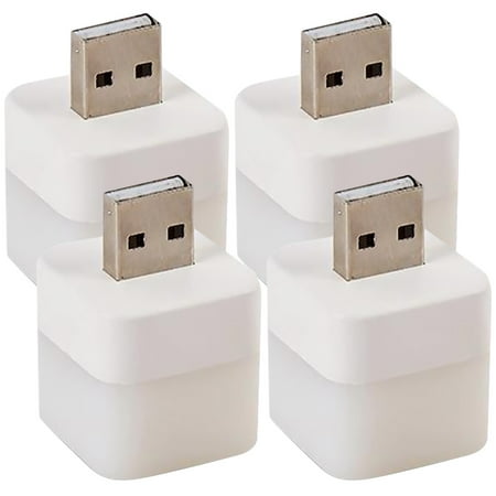 

Led Sensor Lamp Interior Lighting Square Small Night Mini Lamps Bedroom Lights Warm Modern 4 Pcs