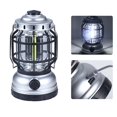 thumbnail image 6 of Vintage Camping Lantern USB Rechargeable,3.9x7inch Portable Outdoor Solar Tent Lights,Dimmable,Suitable for Camping, Hiking, Power Outages(Silver), 6 of 6