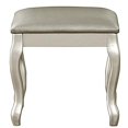 thumbnail image 4 of Vanity Set Featuring Stool And Mirror Silver, 4 of 5